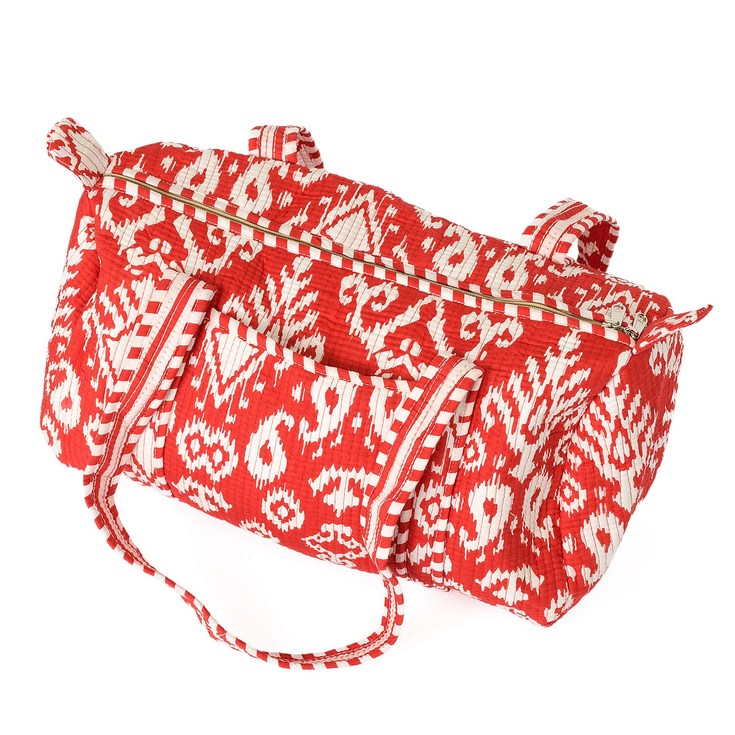 Pure Cotton Duffle Bag - Red