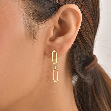 EverTrue Bronzella Collection - Push Back Earring in 18K Gold Plating