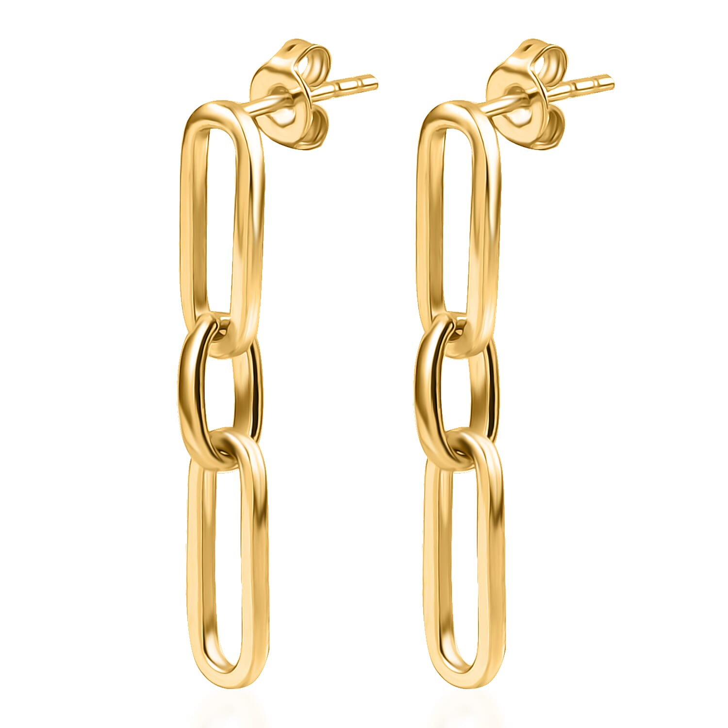 EverTrue Bronzella Collection - Push Back Earring in 18K Gold Plating