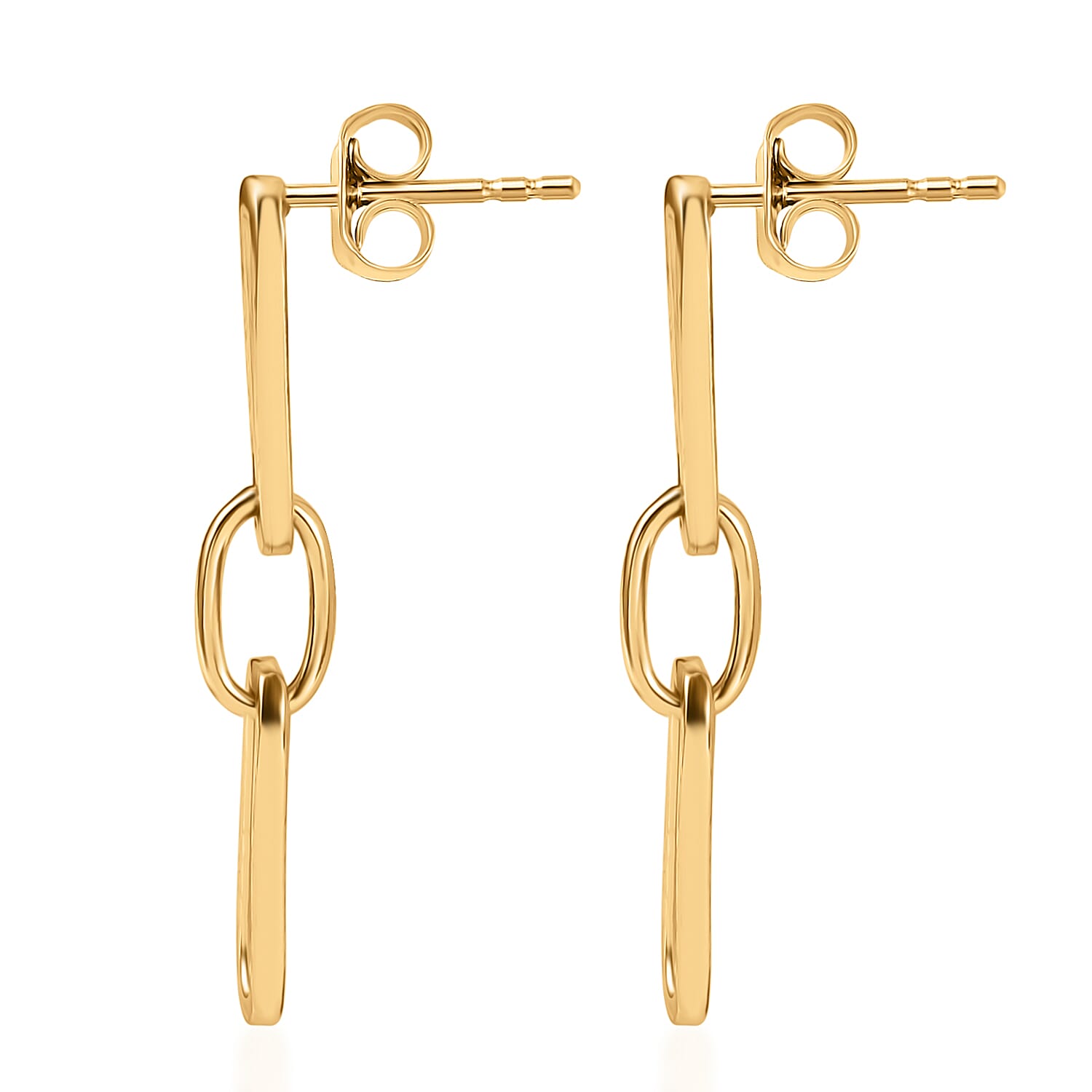EverTrue Bronzella Collection - Push Back Earring in 18K Gold Plating