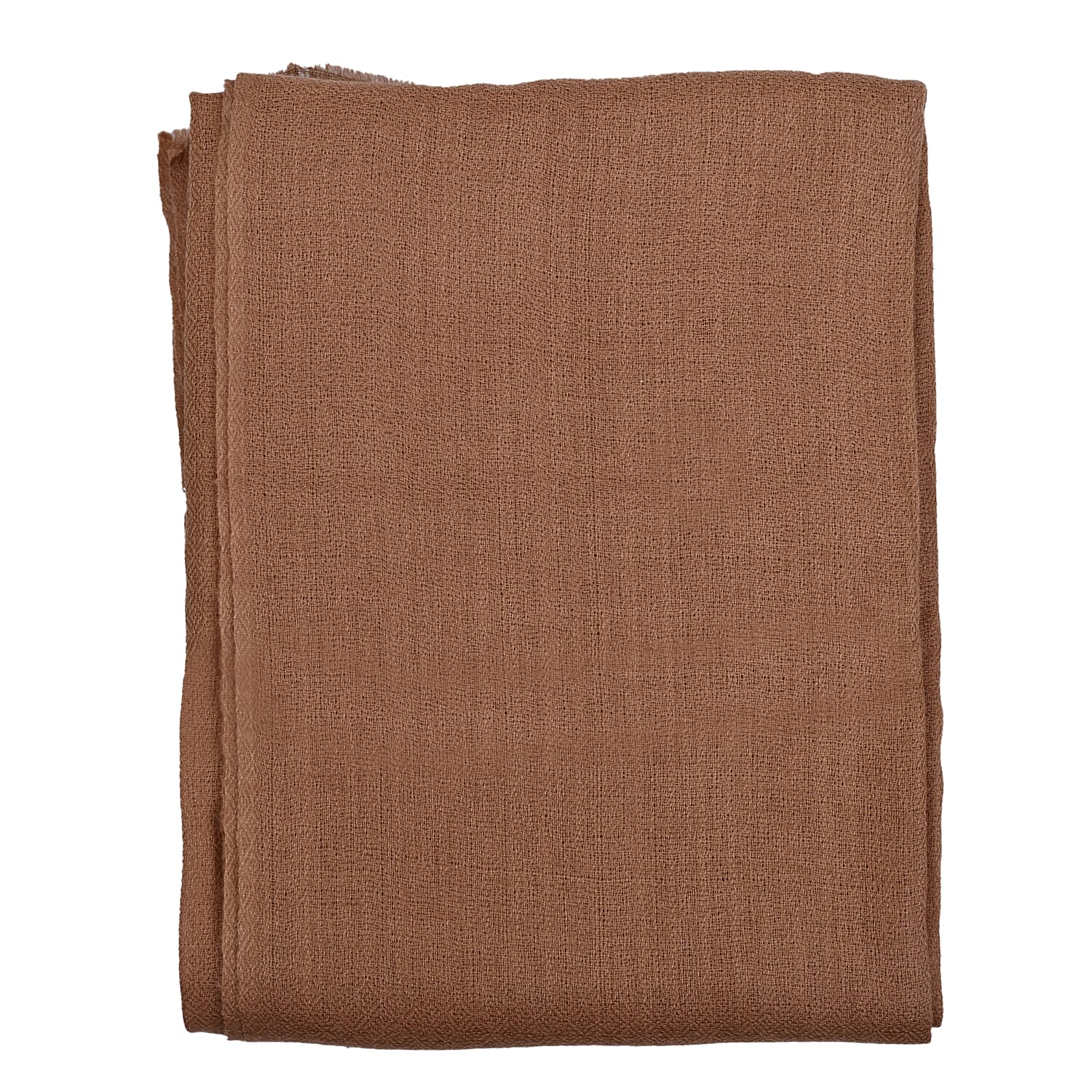 La Marey Signature 100% Cashmere Wool Scarf (Size 195 x 70 Cm) -Mocha