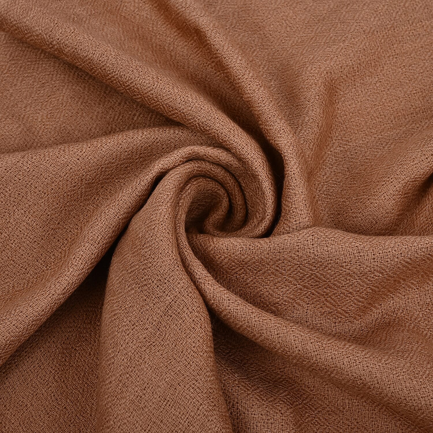 La Marey Signature 100% Cashmere Wool Scarf (Size 195 x 70 Cm) -Mocha