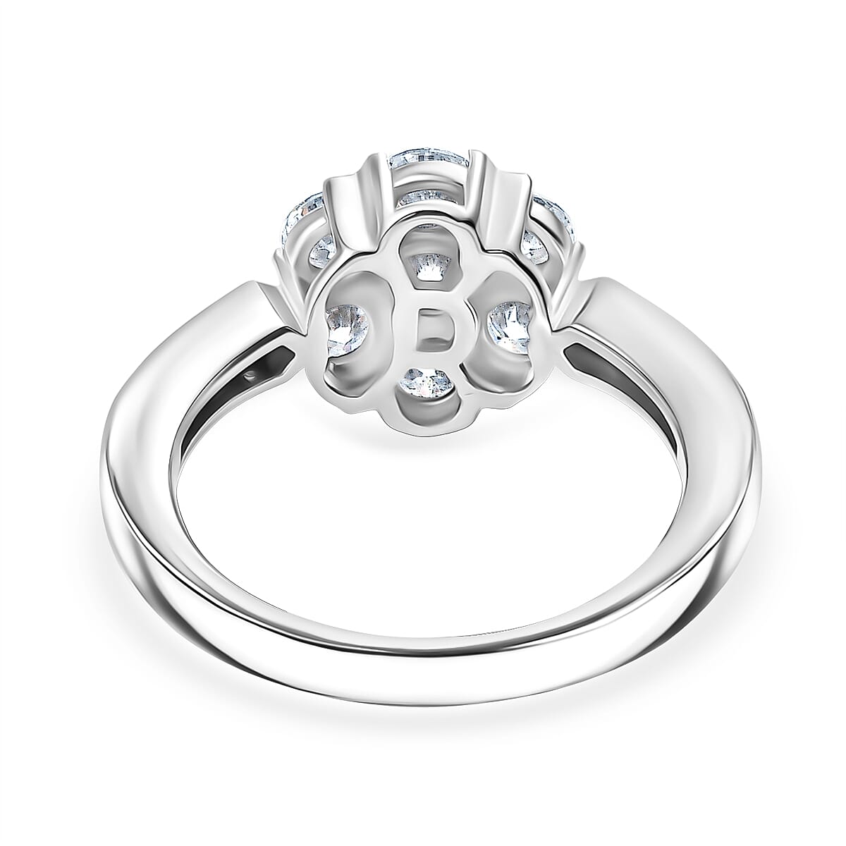D'Joy Moissanite Pressure Set Ring