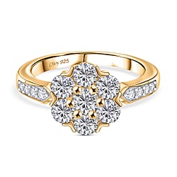 D'Joy Moissanite Pressure Set Ring