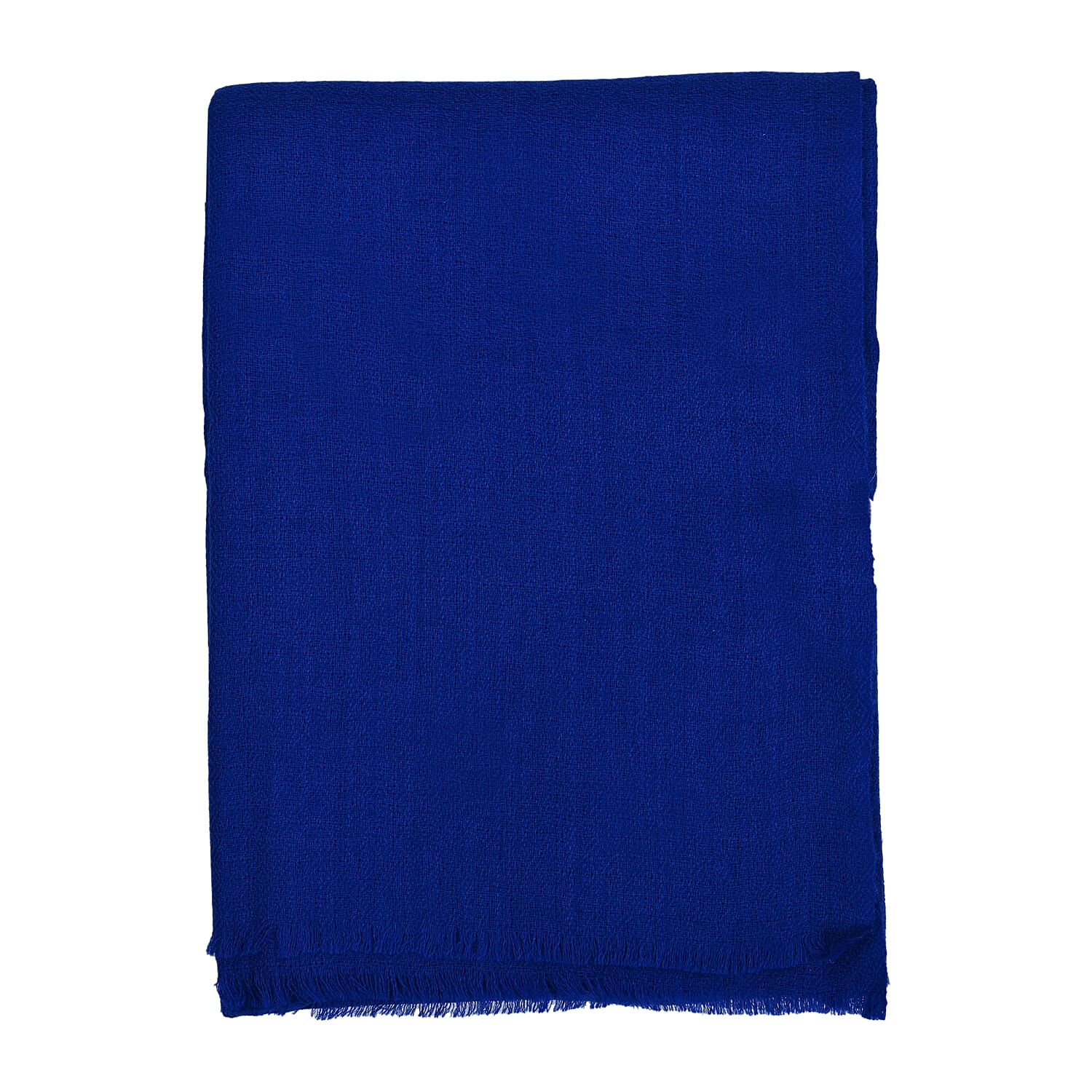 La Marey Signature 100% Cashmere Wool Scarf (Size 195 x 70 Cm) - Cobalt Blue
