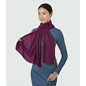 https://tjcuk.sirv.com/Products/82/3/8232892/La-Marey-Signature-Cashmere-Wool-Printed-Scarf-Size-195-x-70-Cm-Plum_8232892_2.jpg?w=342&h=342
