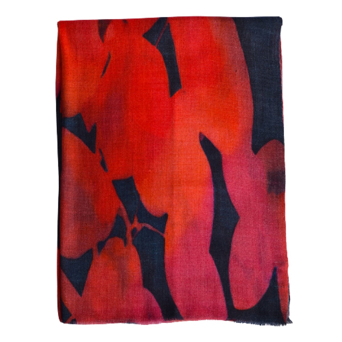 La Marey 100% Cashmere Wool Scarf (Size 195 X 70 Cm) - Navy