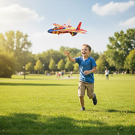 Bliss - Beyond EVA Foam Aircraft (37 cm) - Red - Blue