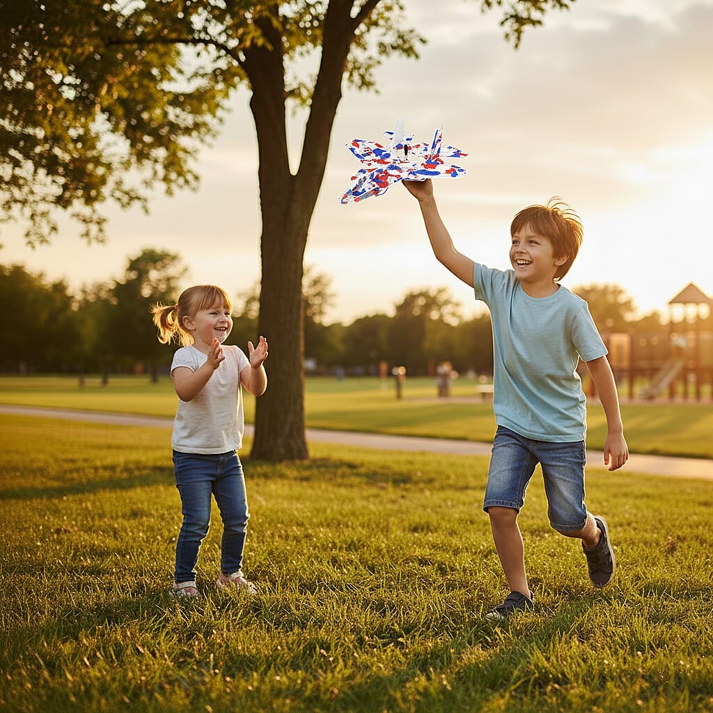 Bliss - Beyond EVA Foam Aircraft (37 cm) - White - Blue