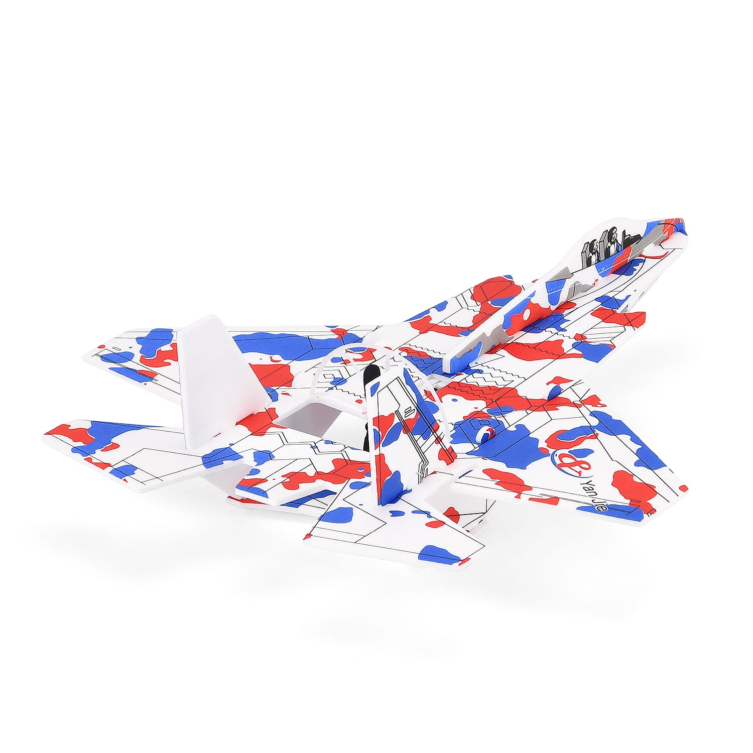 Bliss - Beyond EVA Foam Aircraft (37 cm) - White - Blue