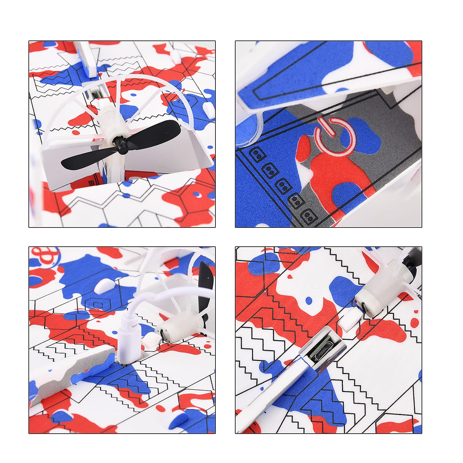 Bliss - Beyond EVA Foam Aircraft (37 cm) - White - Blue