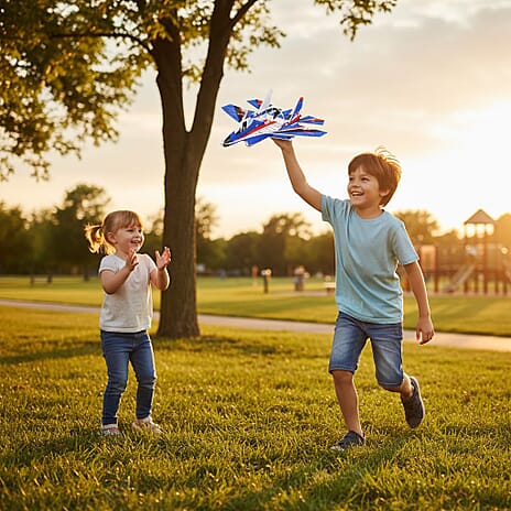 Bliss - Beyond EVA Foam Aircraft (37 cm) - Red - Blue