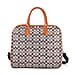 Geometric Pattern Travel Duffle Bag with Shoulder Strap (100 cm)