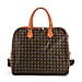 Geometric Pattern Travel Duffle Bag with Shoulder Strap (100 cm)