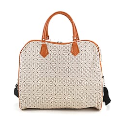 Geometric Pattern Travel Duffle Bag with Shoulder Strap (100 cm)