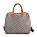 Geometric Pattern Travel Duffle Bag with Shoulder Strap (100 cm)