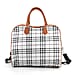 Geometric Pattern Travel Duffle Bag with Shoulder Strap (100 cm)