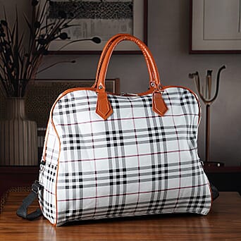 https://tjcuk.sirv.com/Products/82/3/8233380/British-Check-Pattern-Travel-Duffle-Bag-with-Shoulder-Strap-100-cm-Off_8233380_1.jpg?w=342&h=342