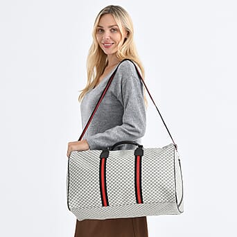 https://tjcuk.sirv.com/Products/82/3/8233401/Monogram-Pattern-Travel-Duffel-Bag-with-Red-Stripe-Detail-50-x-30-cm-B_8233401_2.jpg?w=342&h=342