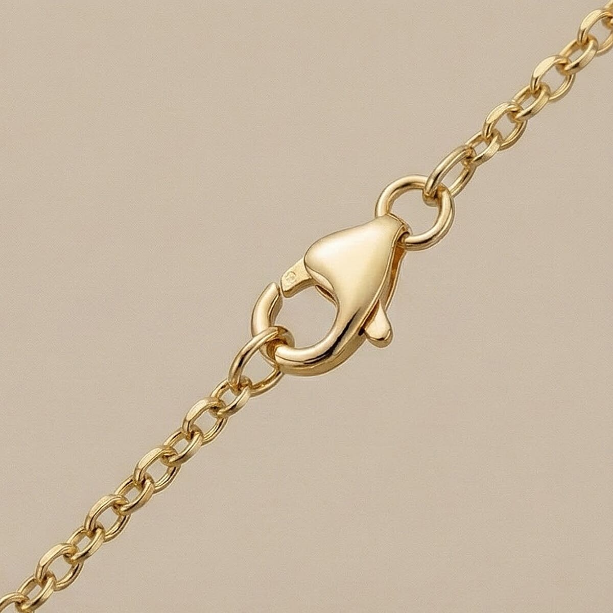 One Time Buy - 9K Yellow Gold Concave Belcher Chain (Size 20) with Lobster Clasp