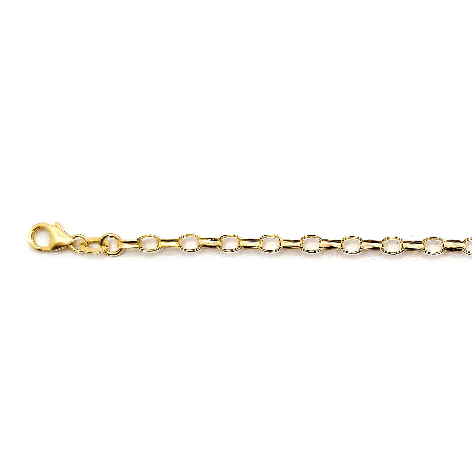 One Time Buy - 9K Yellow Gold Concave Belcher Necklace (Size 20) with Lobster Clasp 2.25 gram