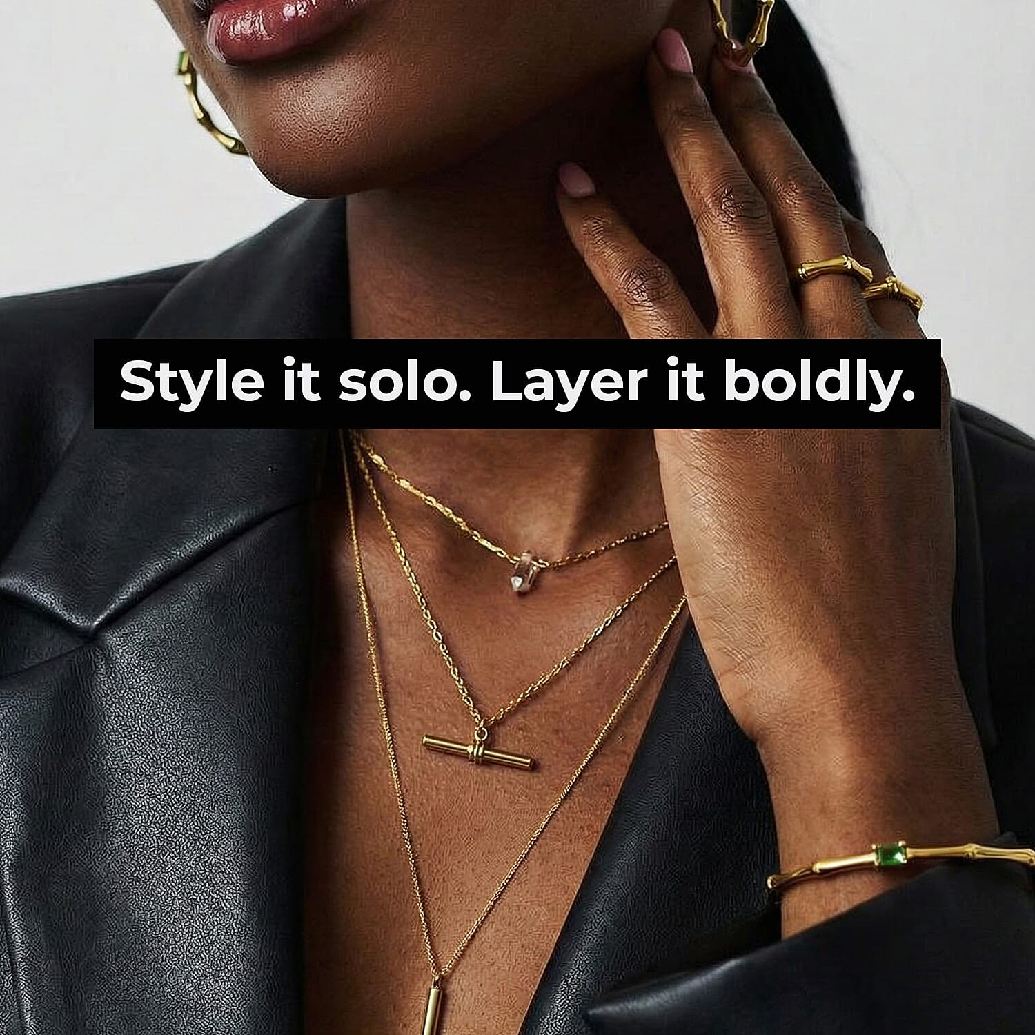 Hatton Garden Close Out - 9K Yellow Gold T-Bar Belcher Necklace (Size 18)