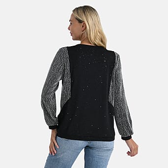 https://tjcuk.sirv.com/Products/82/3/8233523/La-Marey-Sleeve-Printed-Blouse-With-Crystal-Size-S-8-to-10-Silver_8233523_1.jpg?w=342&h=342