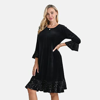 https://tjcuk.sirv.com/Products/82/3/8233582/La-Marey-Velvet-Sequins-Dress-Size-M-12-to-14-Black_8233582_2.jpg?w=342&h=342
