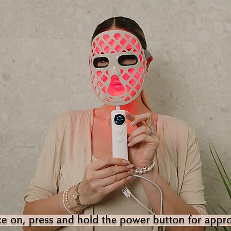 LunaMour AuraLux Advanced LED - Infrared Face Therapy Mask (Lifetime Warranty)