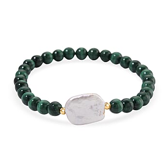 https://tjcuk.sirv.com/Products/82/3/8233744/Malachite-White-Shell-Pearl-Beads-Bracelet-in-Yellow-Gold-Plated-Sterl_8233744.jpg?w=342&h=342
