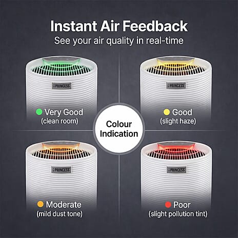 Princess Smart App Controlled Air Purifier 160 - White