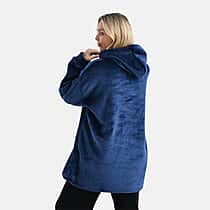 La Marey Super Soft Fleece Oversize Hoodie (One Size) - Navy