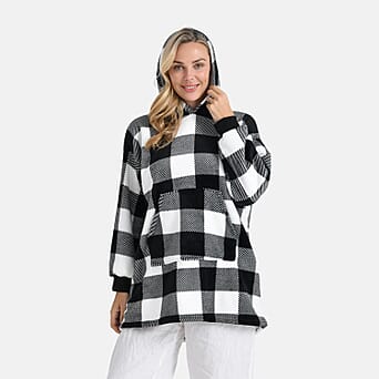 https://tjcuk.sirv.com/Products/82/3/8234404/Tamsy-Super-Soft-Fleece-Checkered-Oversize-Hoodie-One-Size-Black-White_8234404_3.jpg?w=342&h=342