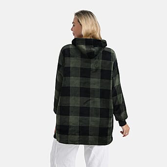 https://tjcuk.sirv.com/Products/82/3/8234405/Tamsy-Super-Soft-Fleece-Checkered-Oversize-Hoodie-One-Size-Green-Black_8234405_1.jpg?w=342&h=342