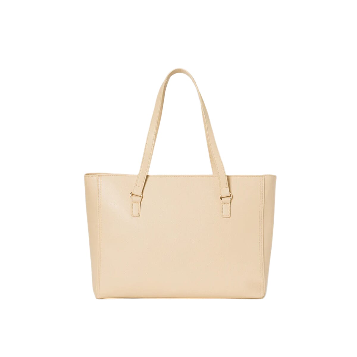 THE DESIGNER LAUNCH - BEBE Signature Tote - Clutch Set with Heart Charm (Size 10x5x14 cm) - Beige