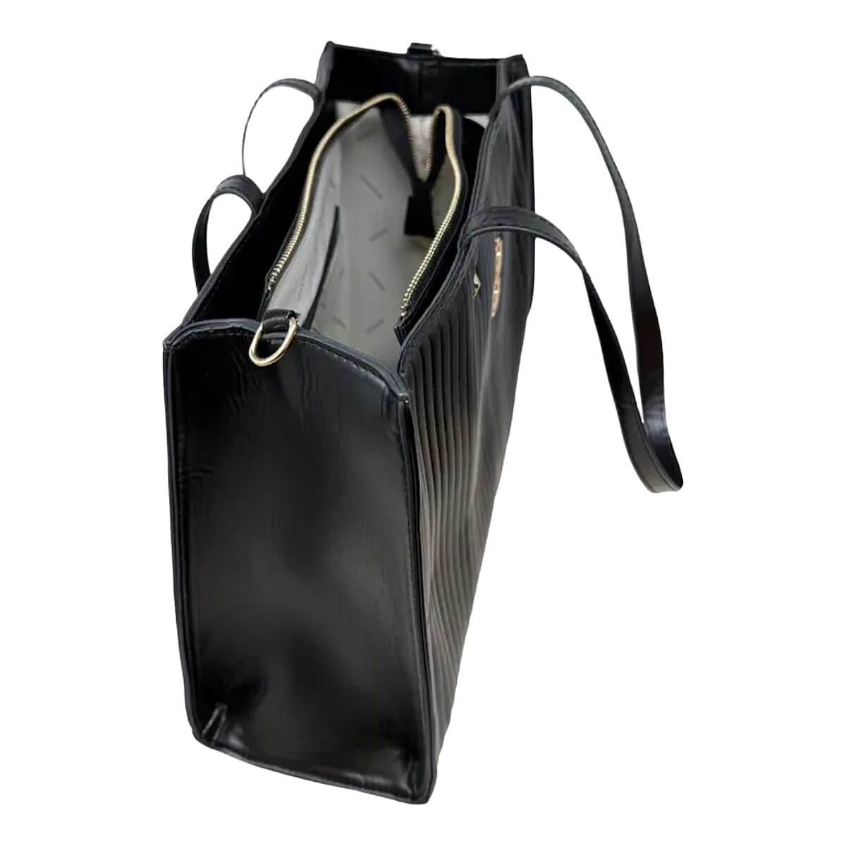 BEBE-Leather-Tote-Bag-Size-11x6x14-cm-Black