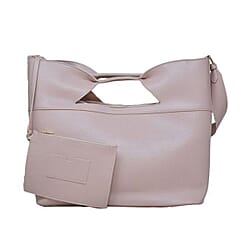 BEBE Ali Luxe Vegan Leather Tote with Coin Purse - Black