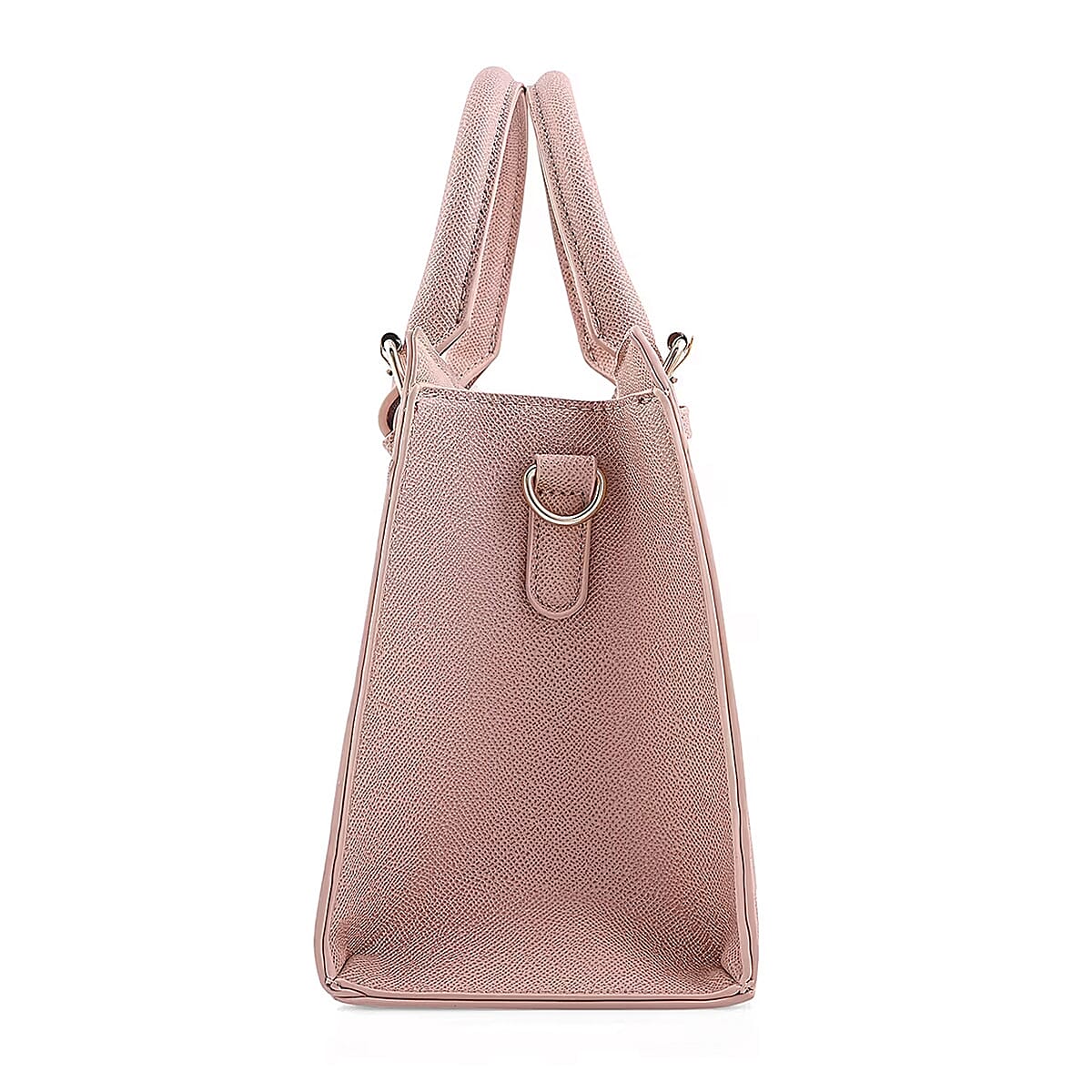 BEBE Leather Satchel (Size 8x5x12 cm) - Blush