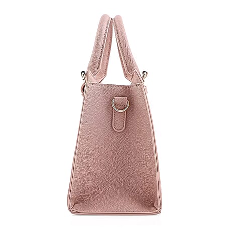 BEBE Leather Satchel (Size 8x5x12 cm) - Blush