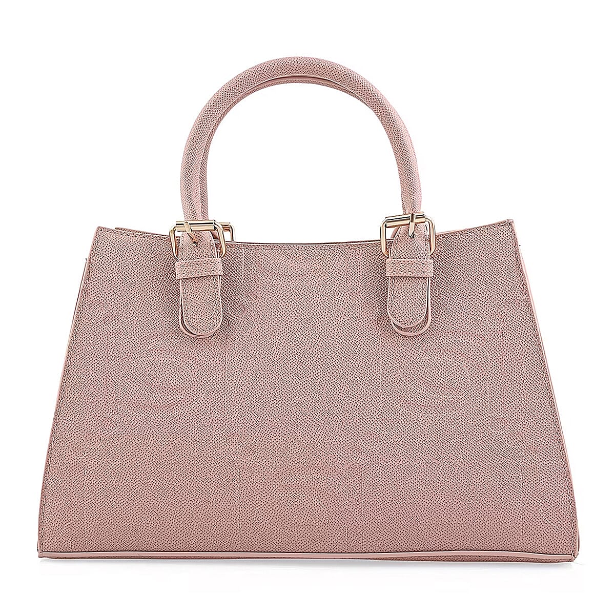 BEBE Leather Satchel (Size 8x5x12 cm) - Blush