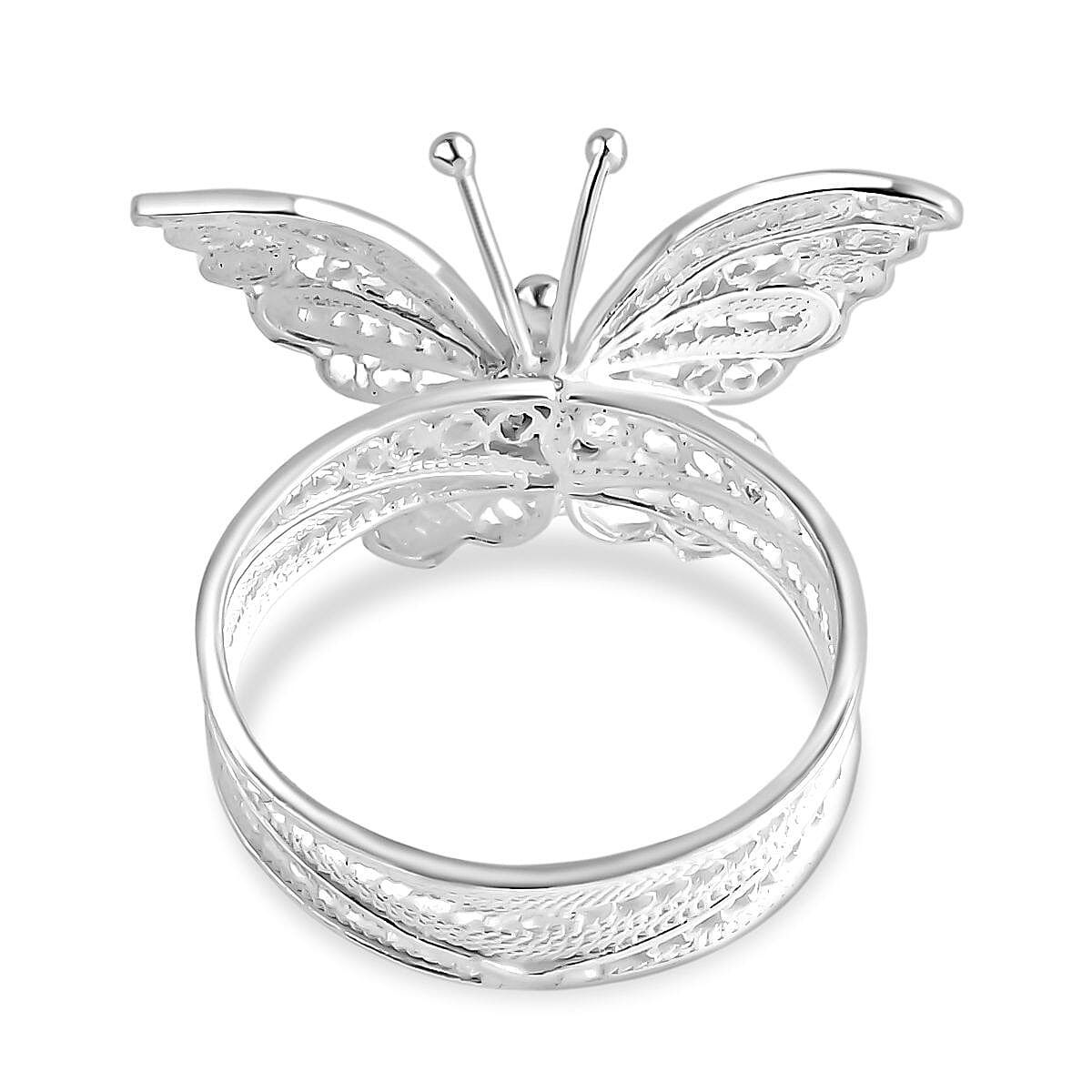Bali Legacy Sterling Silver Butterfly Ring