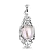 D'joy Royal Bali Collection Pink Mabe Pearl Pendant in Sterling Silver 4.88 Ct.