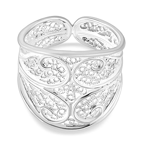 D'joy Royal Bali Tarakasi Collection Sterling Silver Filigree Ring D'joy Royal Bali Tarakasi Collection Sterling Silver Filigree Ring