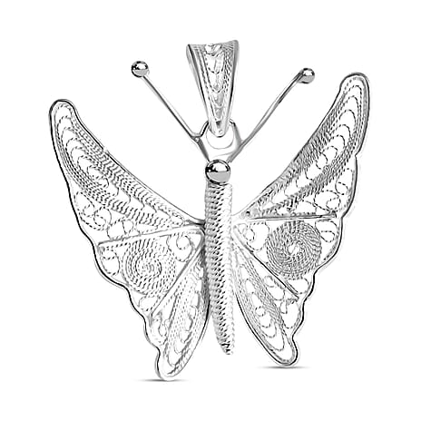Sterling Silver Butterfly Pendant