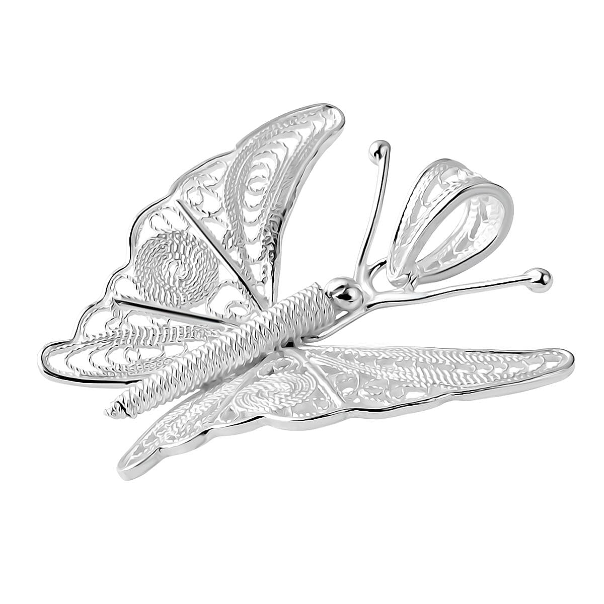Sterling Silver Butterfly Pendant