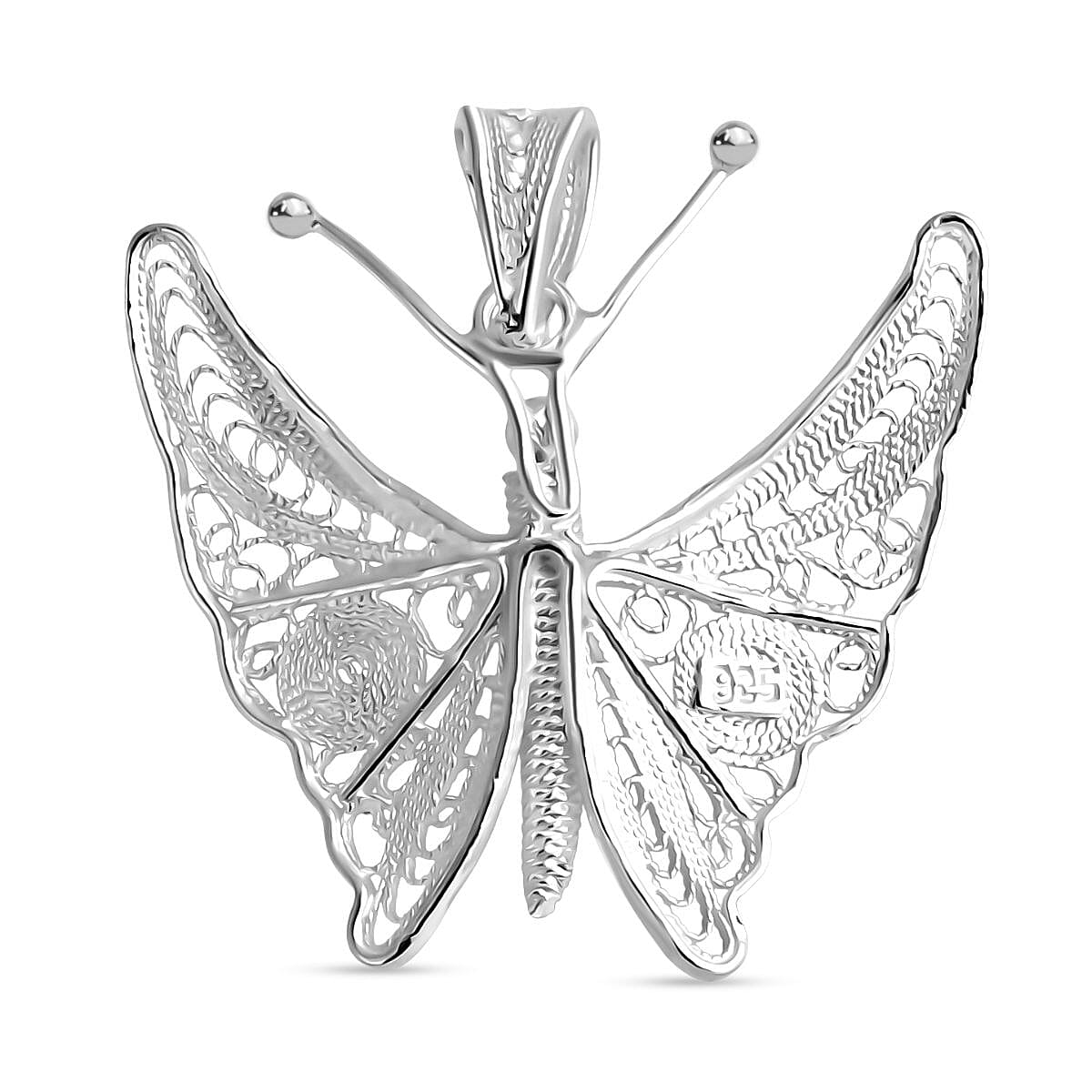 Sterling Silver Butterfly Pendant