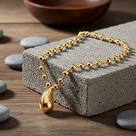 Necklace (Size 18.75 - 2 Ext) in Yellow Gold Plated