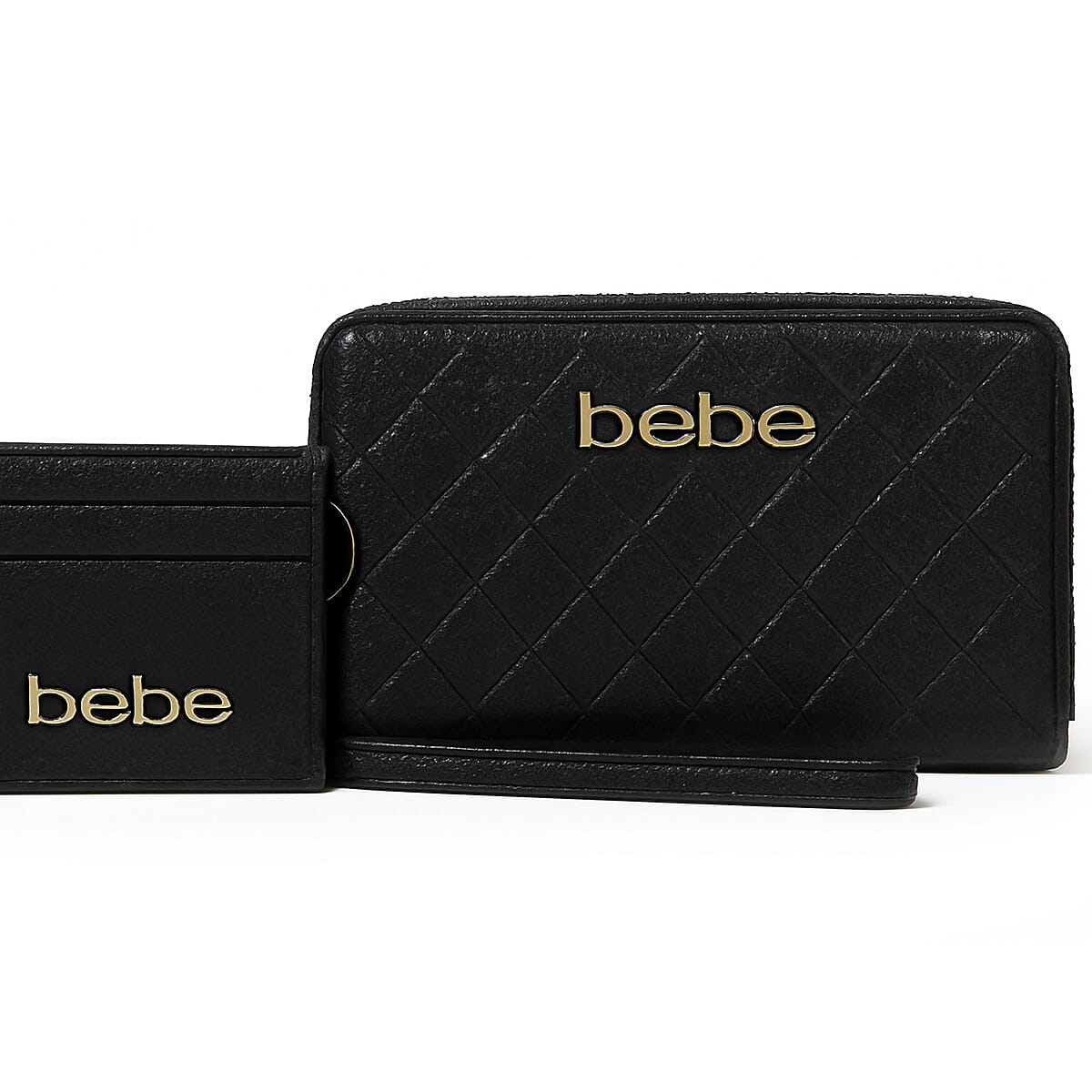 BEBE-Leather-Wallet-Black