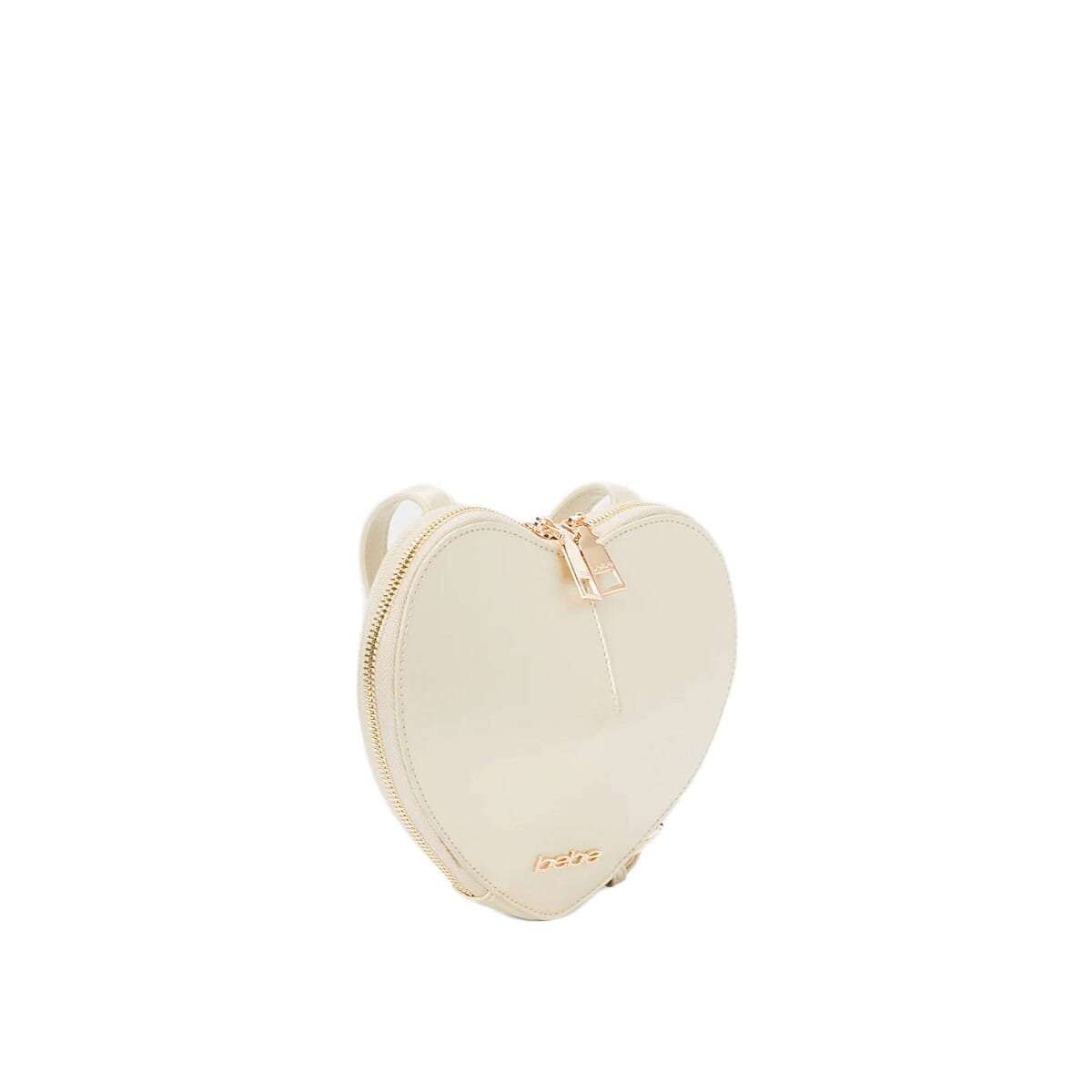 BEBE Crossbody Heart Bag - Gold