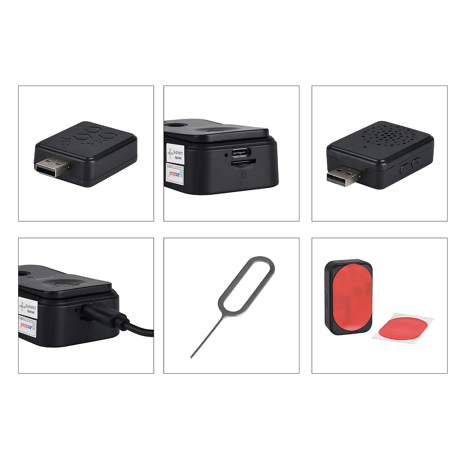 4K Smart Video Doorbell - Wide-Angle Lens, Night Vision, WiFi, 1000mAh Battery, Motion Alerts - 2-Way Talk - Black